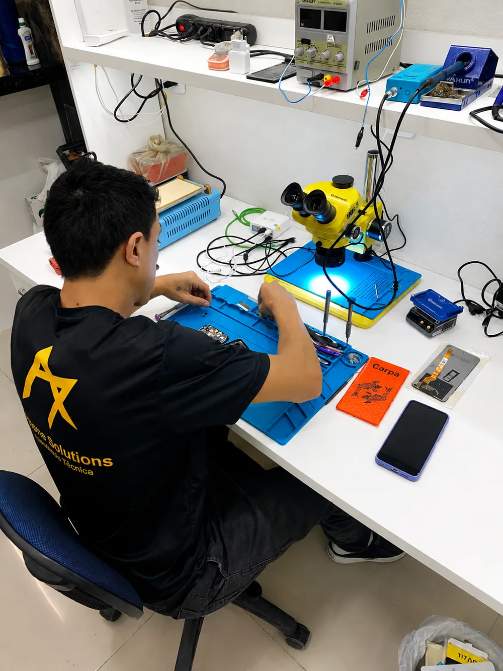 Cuidado técnico em cada detalhe